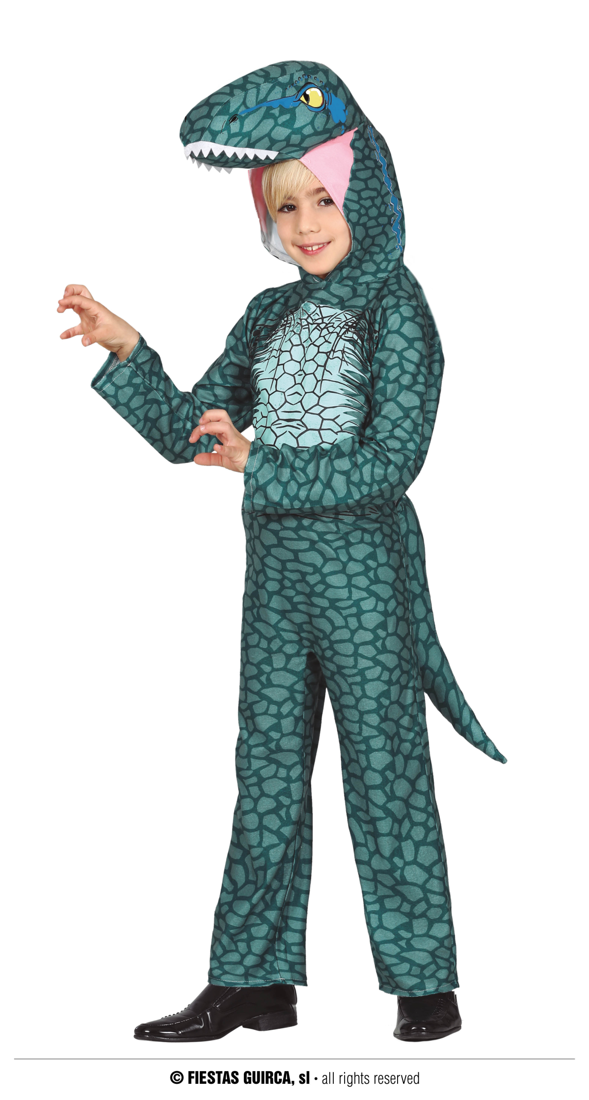 Raptor Dinosaur Costume - Age 5 to 6 Years
