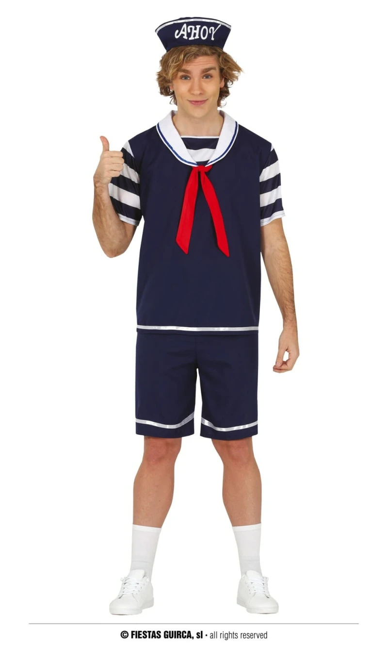 Ahoy Sailor Steve (Stranger Things) - Adult Size Medium (48-50)