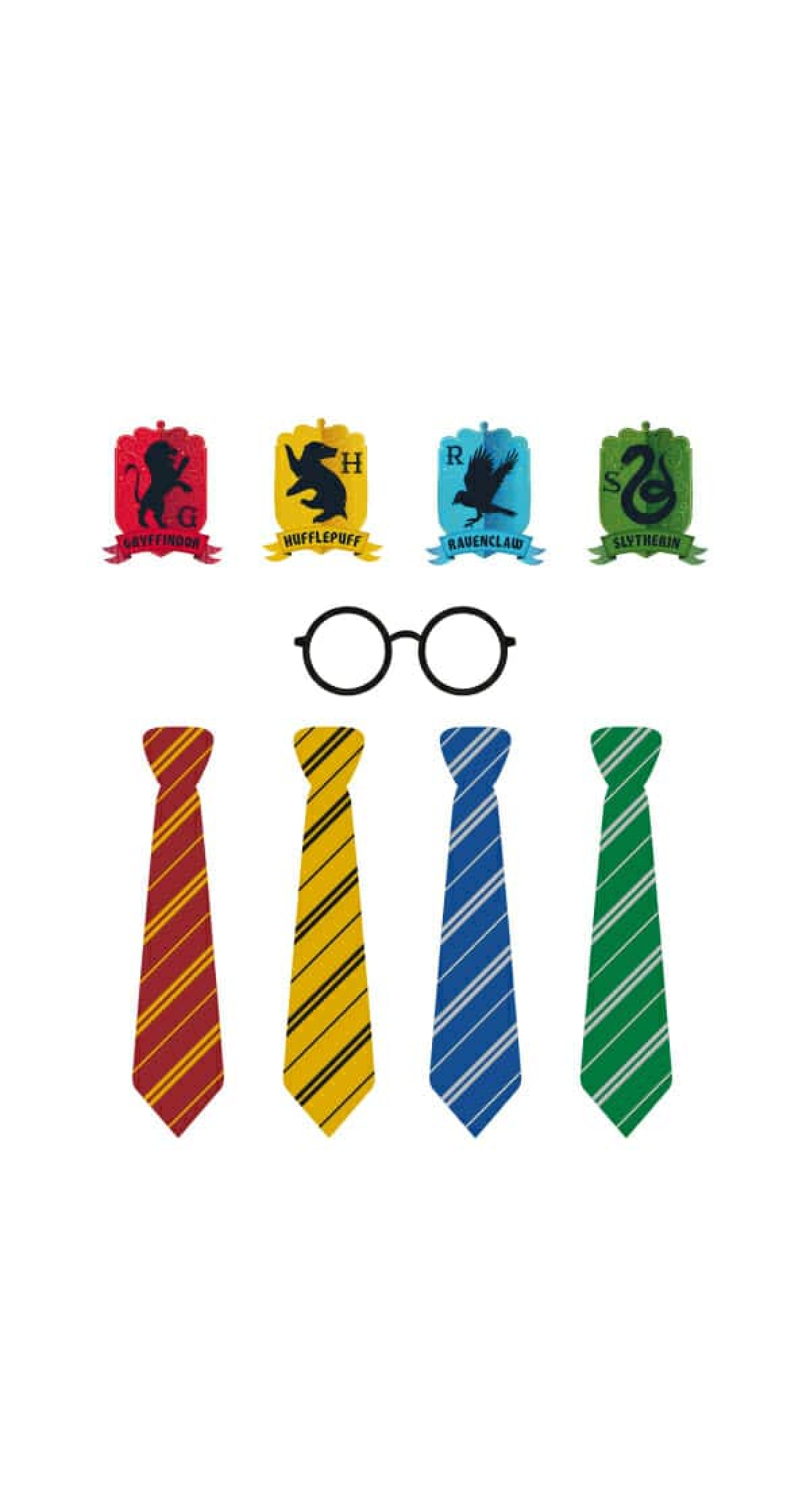 Harry Potter Houses Photo Booth Kit - 24pk