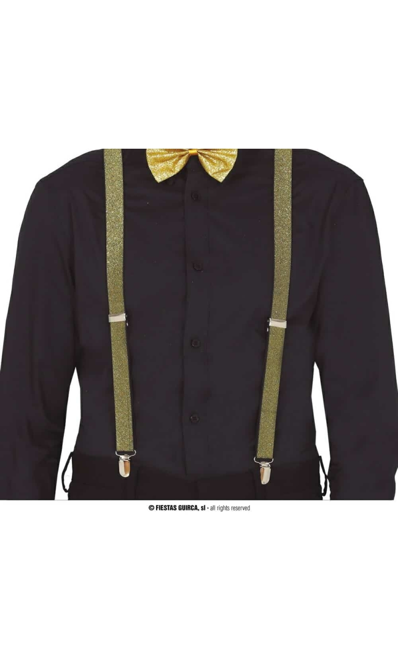 Braces (Suspenders) Gold - Adult One Size