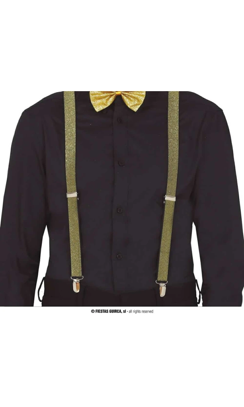 Braces (Suspenders) Gold - Adult One Size