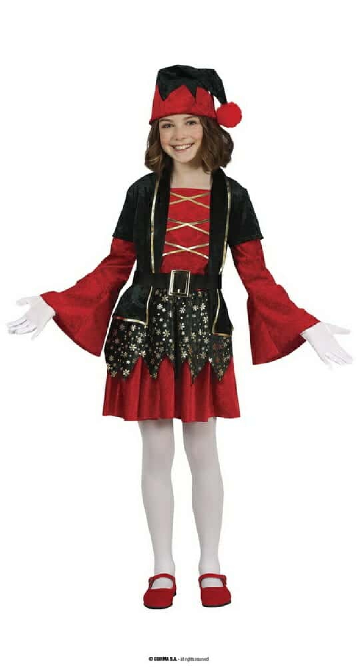 Santa's Helper Elf Girl - Age 7 to 9 Years