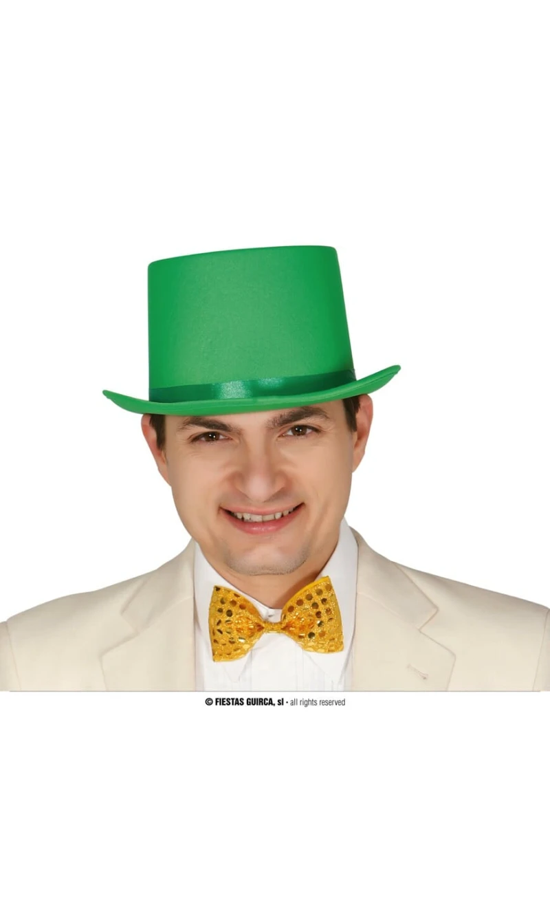 Top Hat With Adjustable Inner Band - Green 