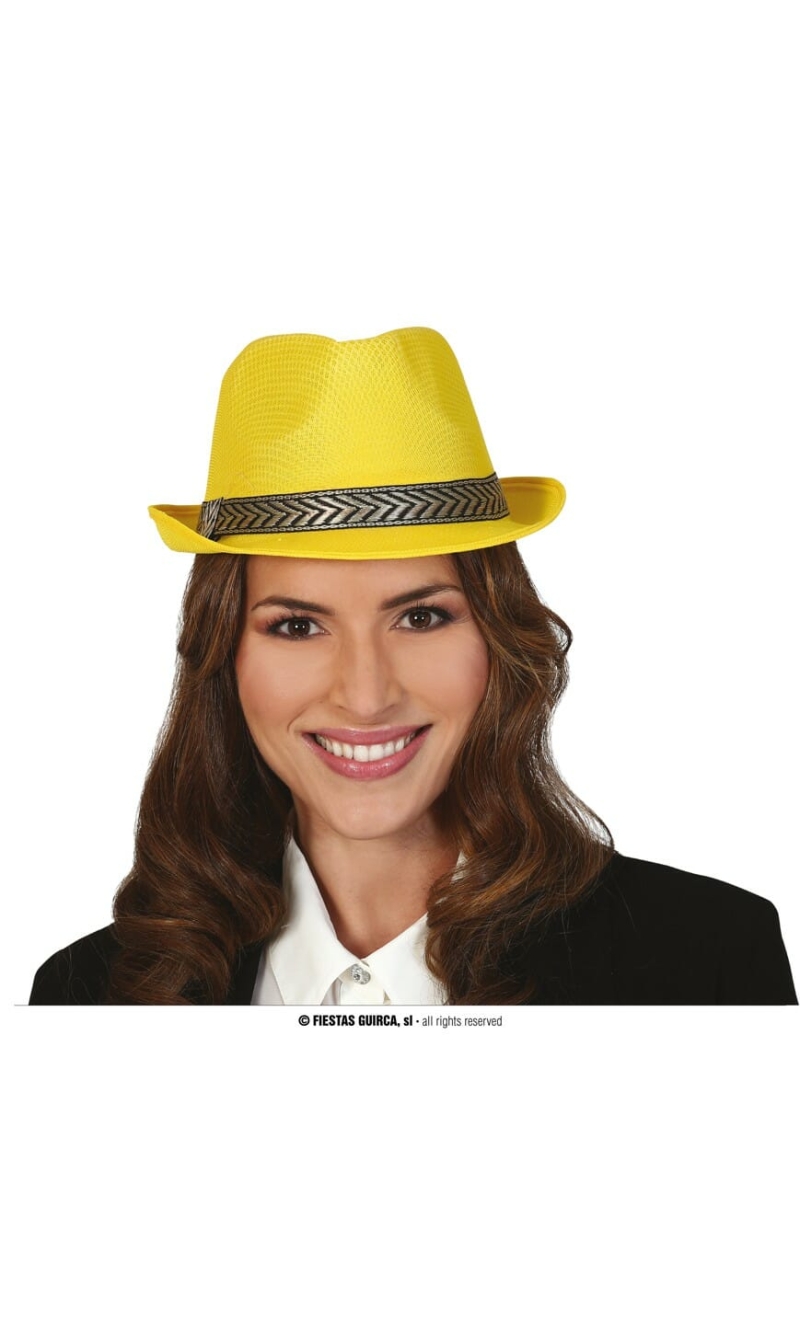 Yellow Gangster Hat