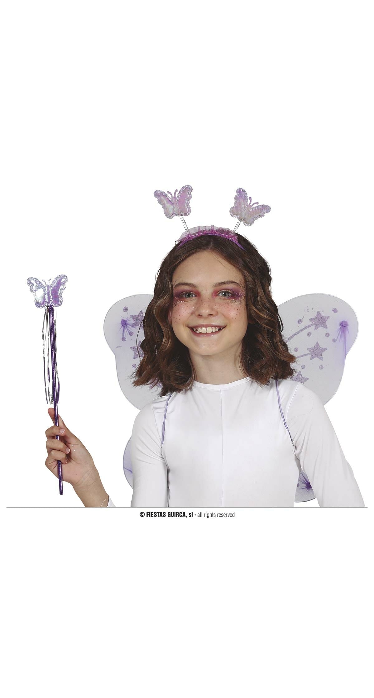 Lilac Headband Wand & Wings - 35x40cm