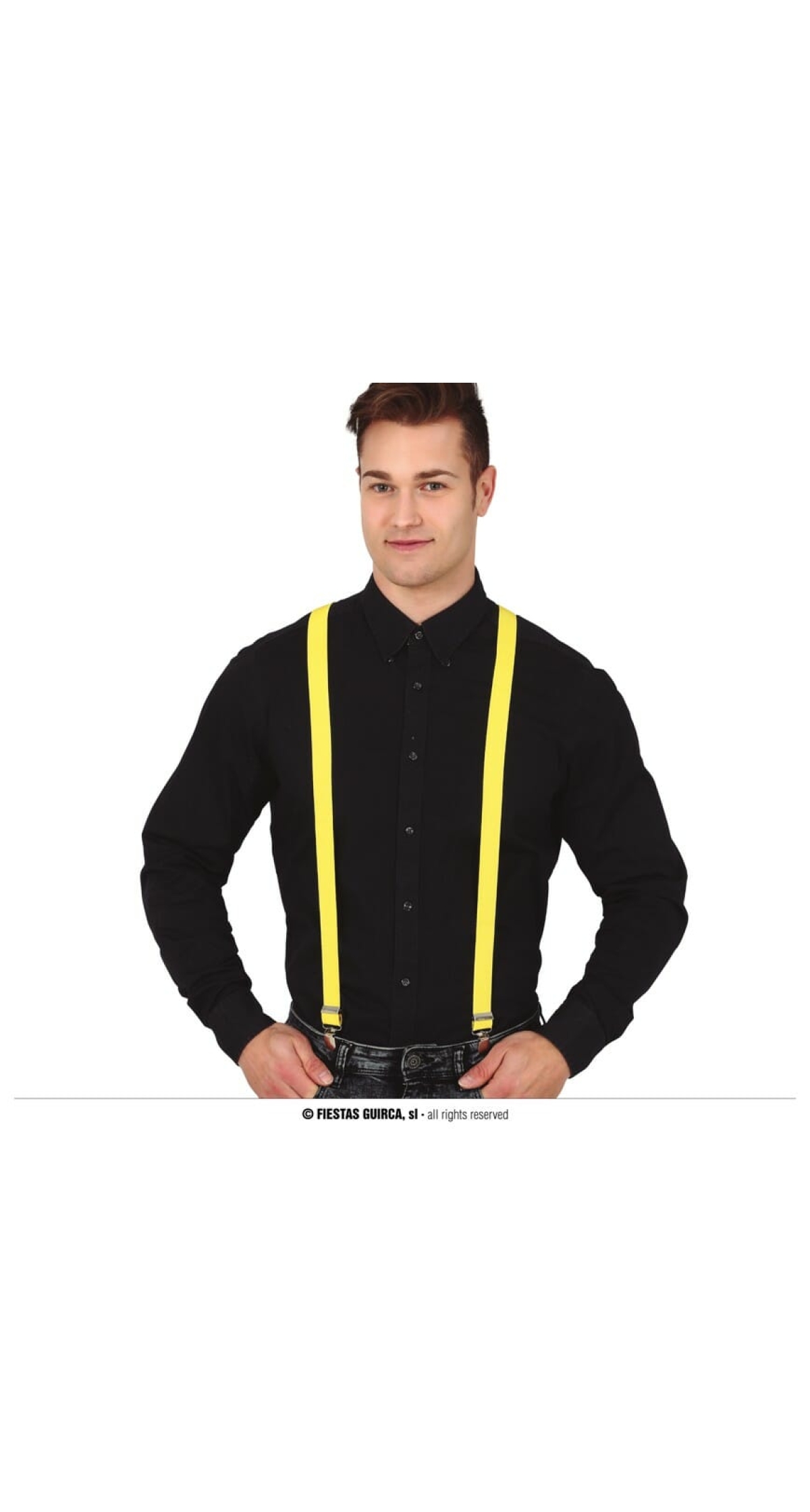 Yellow Suspenders Braces