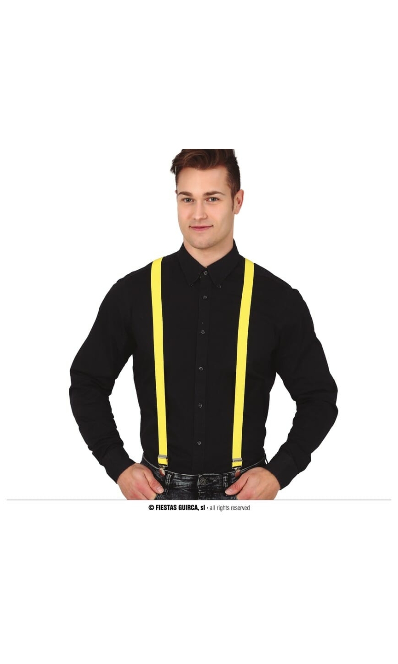 Yellow Suspenders Braces