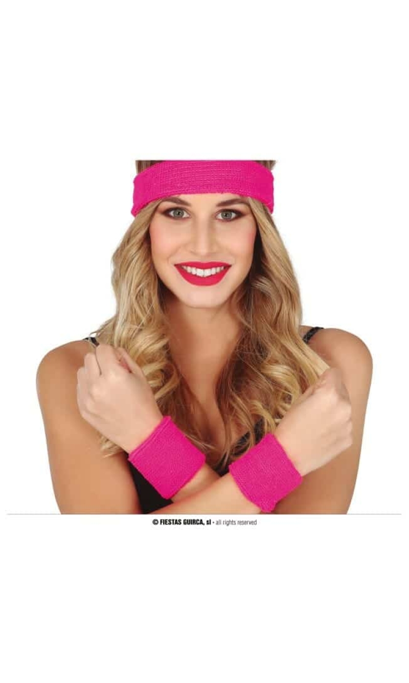Wristbands & Headband Pink