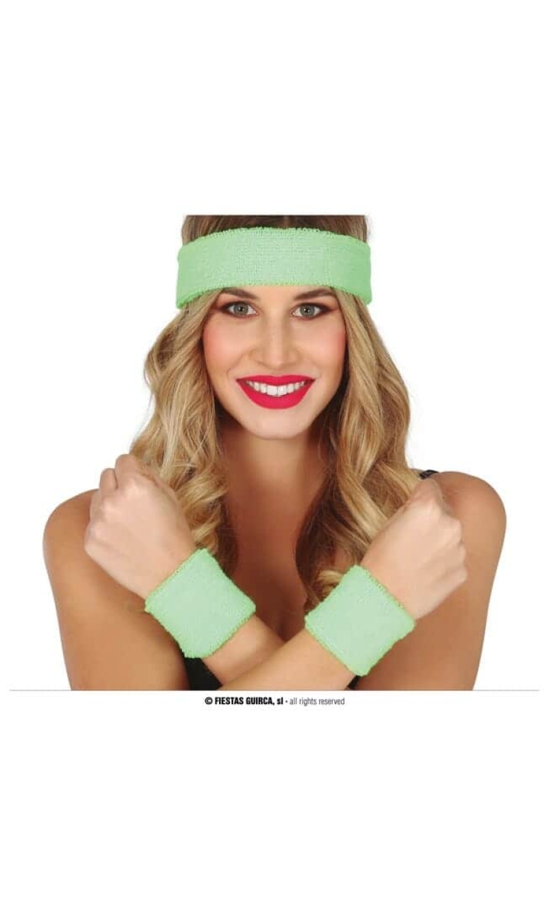 Wristbands & Headband Green