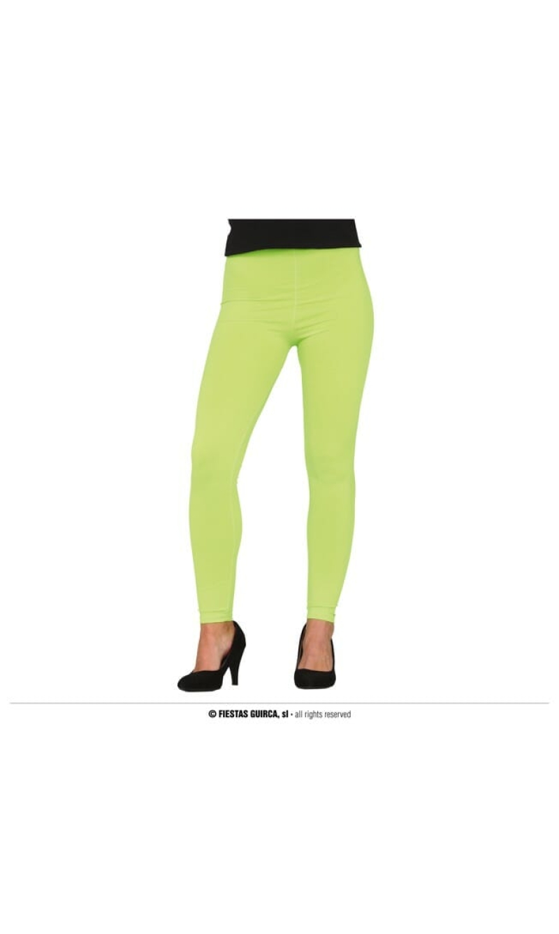 Leggings Neon Geen - Adult One Size