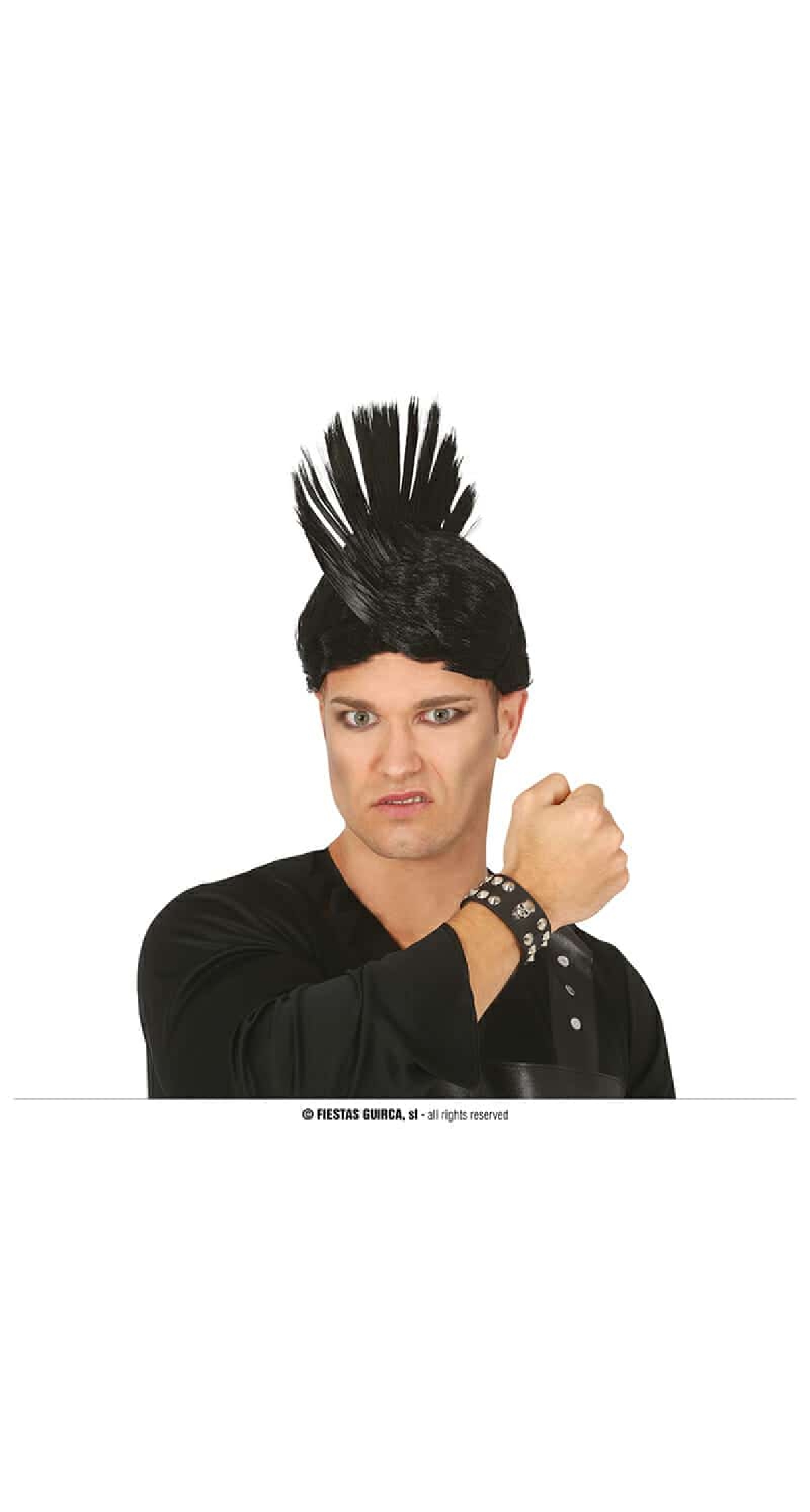 Black Skull Wristband