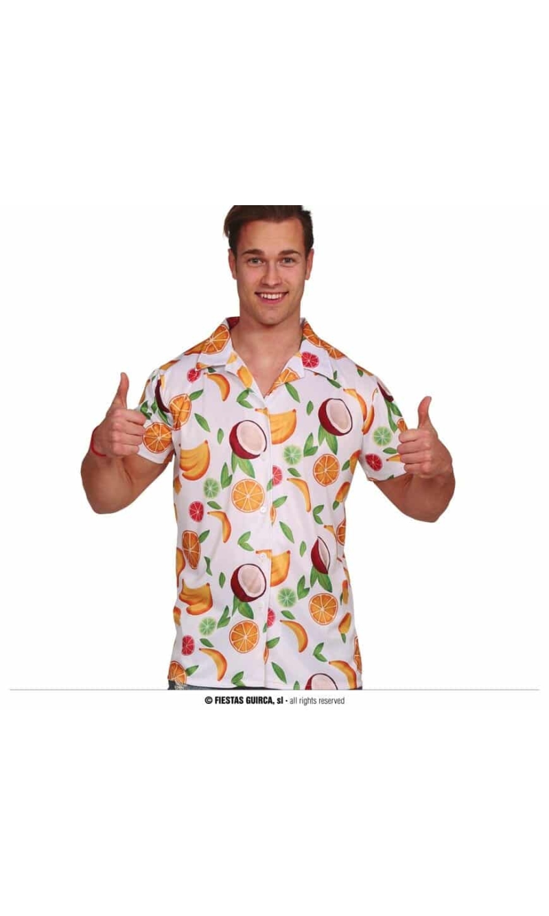 Hawaiian Shirt Fruits - Adult Size Medium
