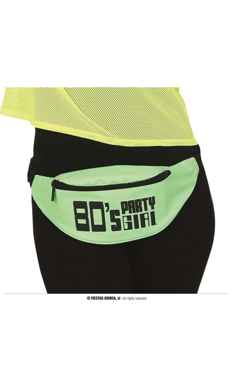 Green 80s Belt Pouch Fanny Pack