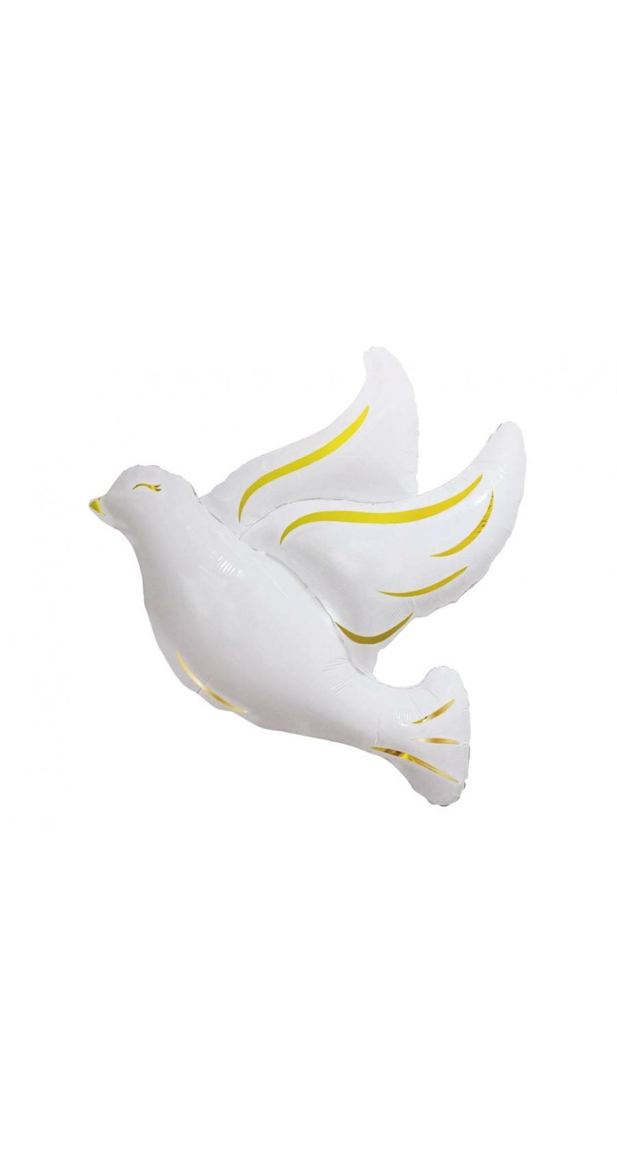 Foil Balloon Jumbo Dove - 92x84cm