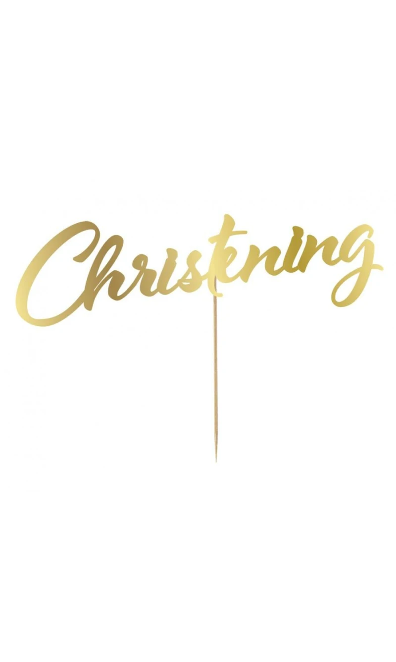 Cake Topper Christening - 20x12cm