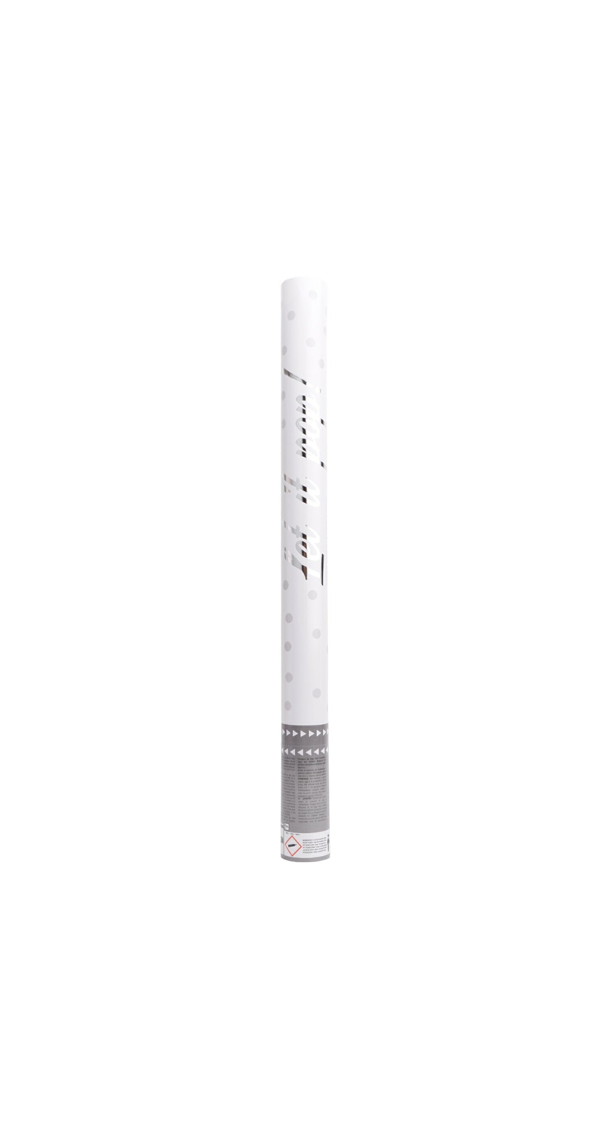 Confetti Cannon / Popper White Paper 60cm