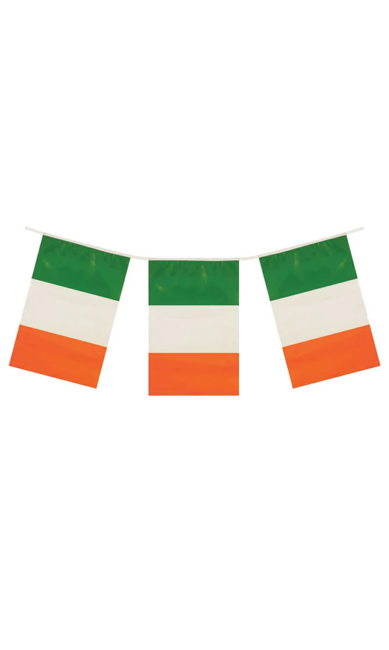 Ireland Flag Bunting 10m (20 Flags)