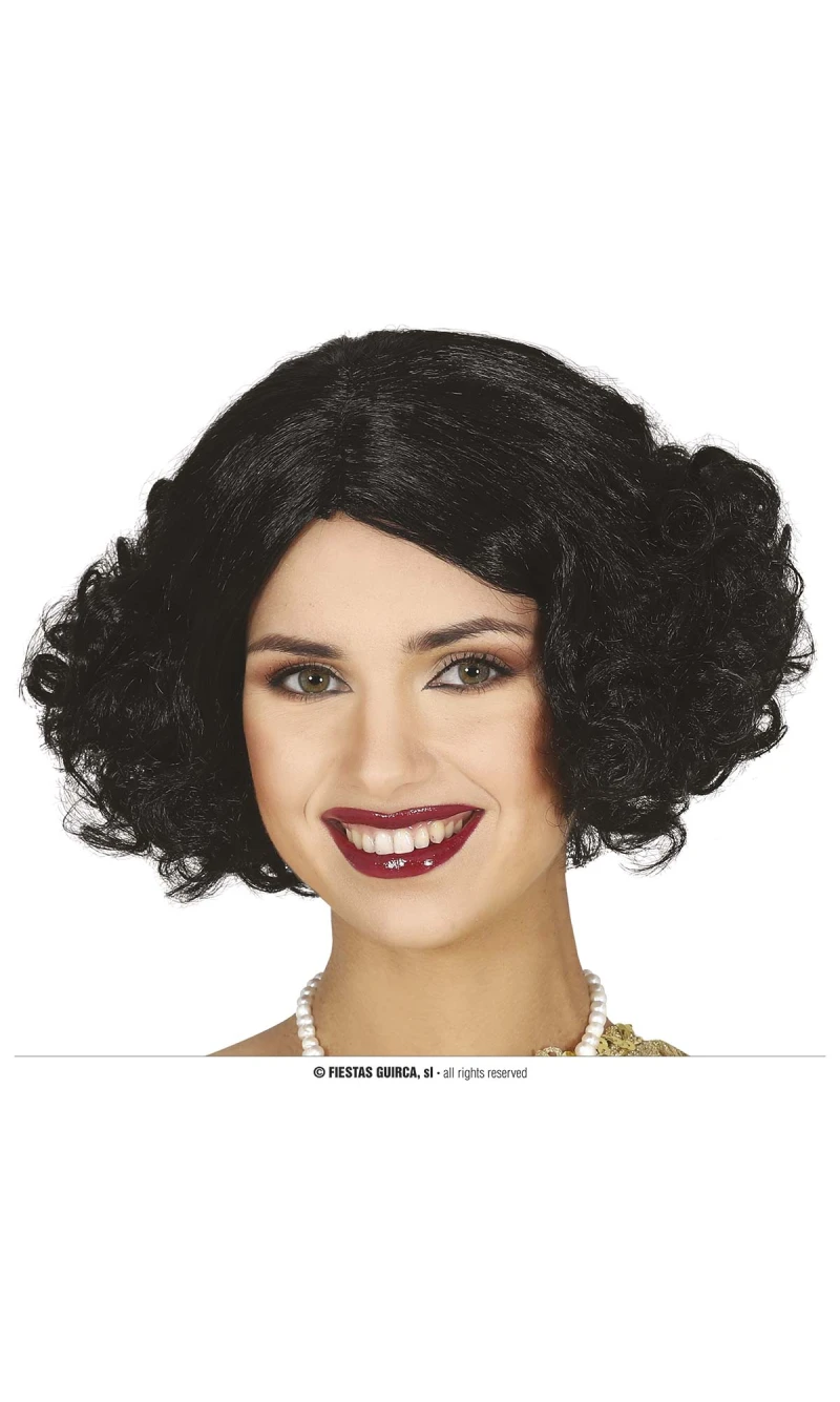 Black 1920s Wig