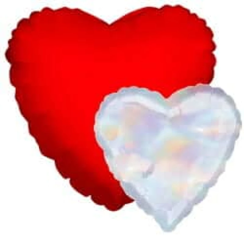 Heart Shaped Foil Balloons
