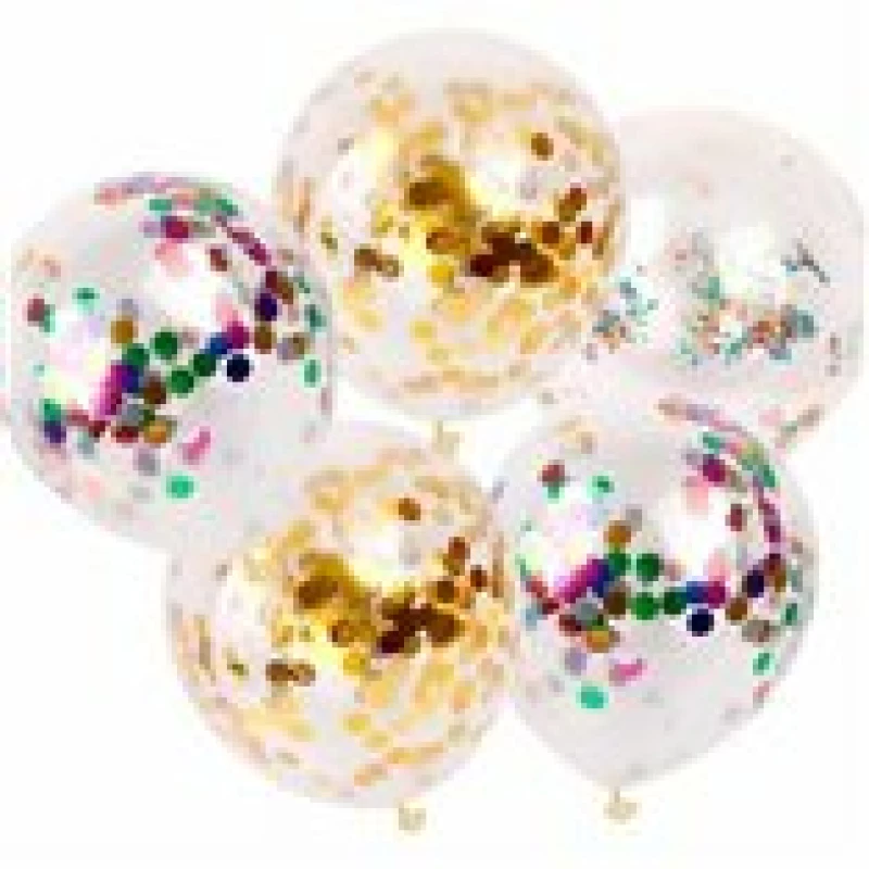 Confetti & Marble Latex Balloons