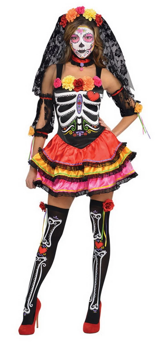 Day of the Dead Lady – Adult Size Small