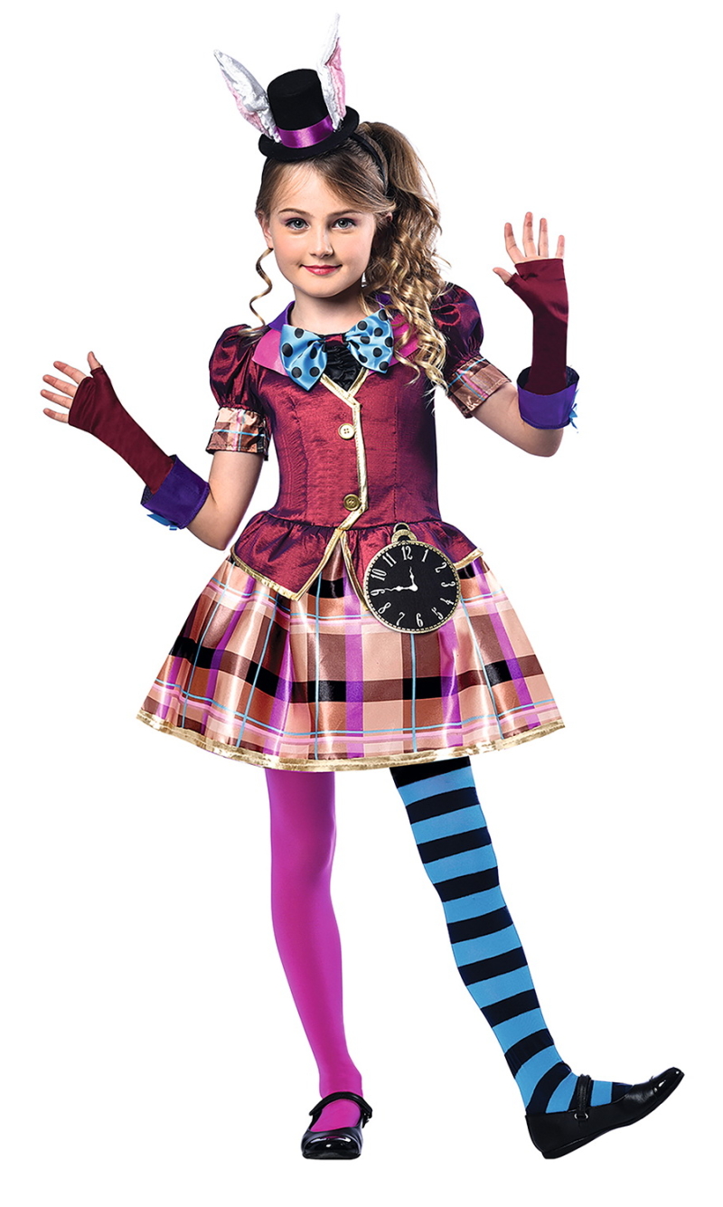 Miss Hatter Costume (Mad Hatter) - Age 5 to 6 Years