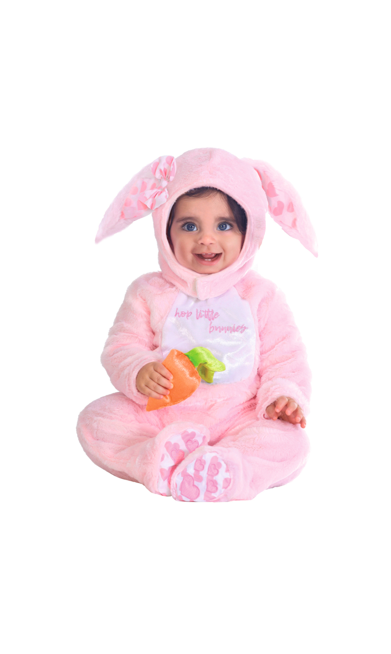 Pink Little Wabbit Bunny Costume - Age 3 to 6 Months