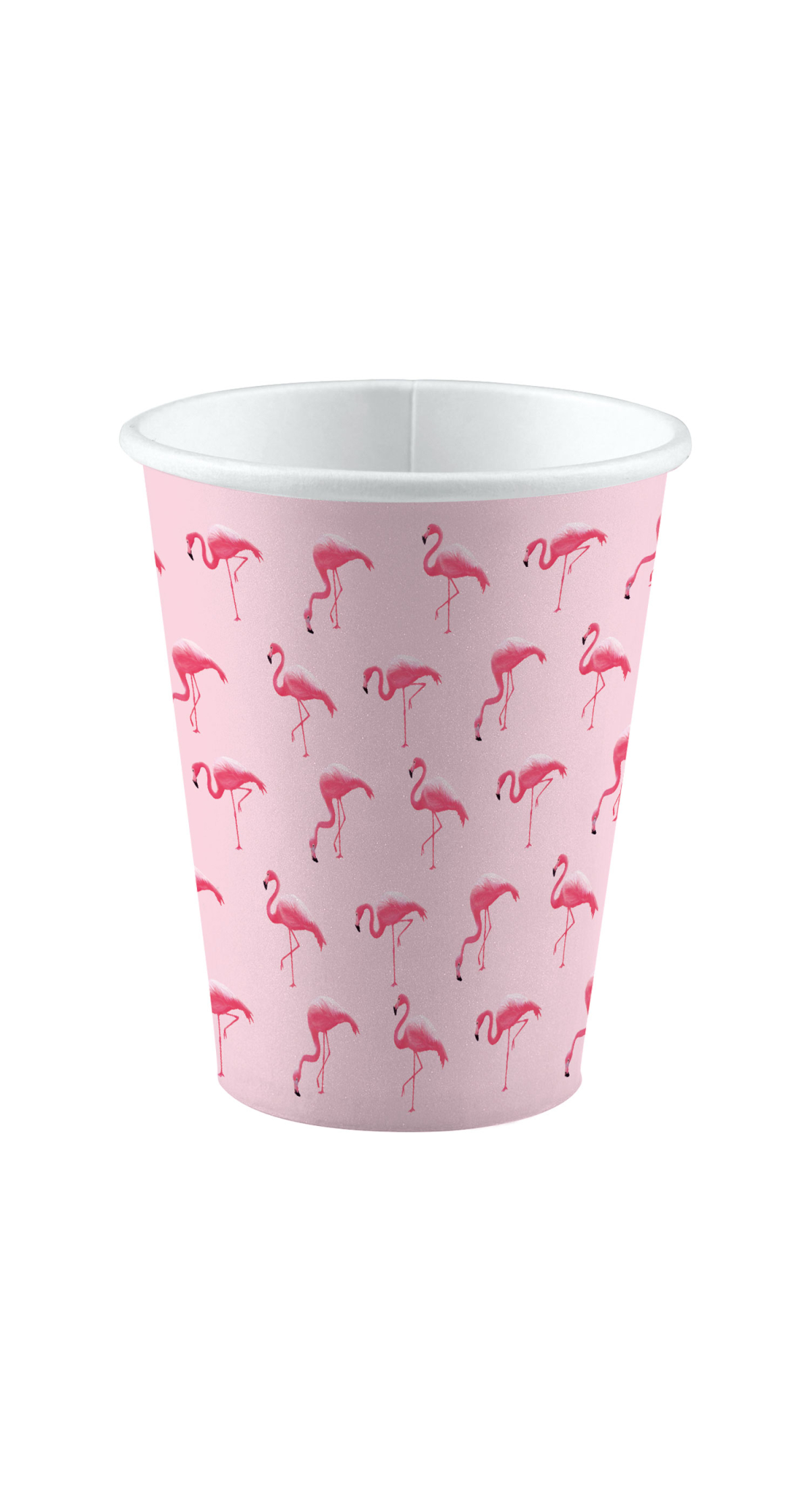 Flamingo Paradise Paper Cups 250ml - 8pk