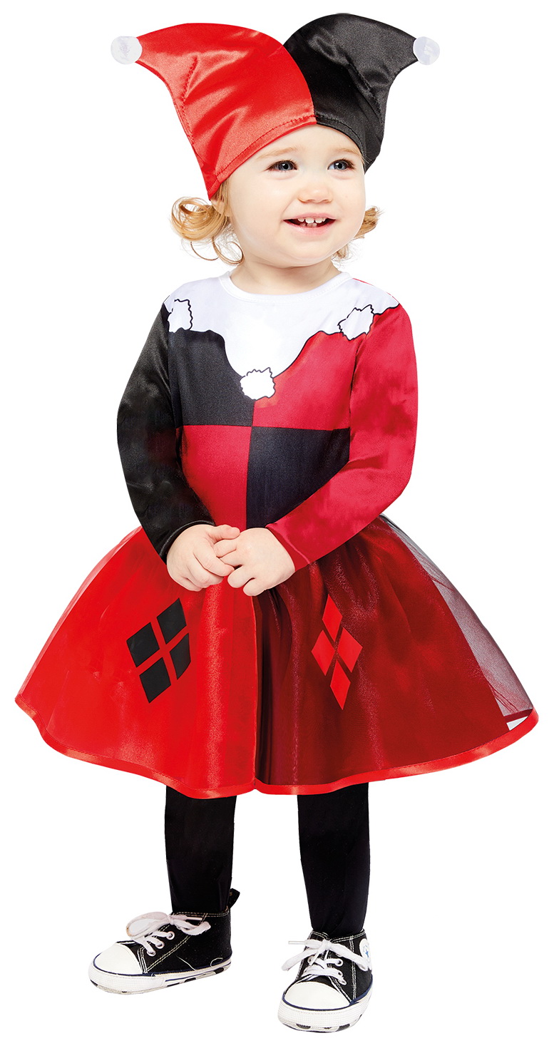 Official Licensed Cute Harley Quinn Costume - Age 18 to 24 Months