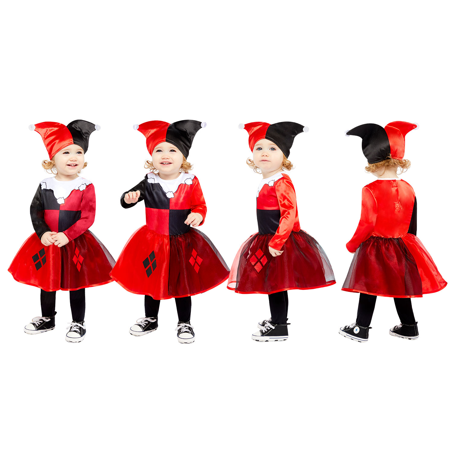 Official Licensed Cute Harley Quinn Costume - Age 18 to 24 Months