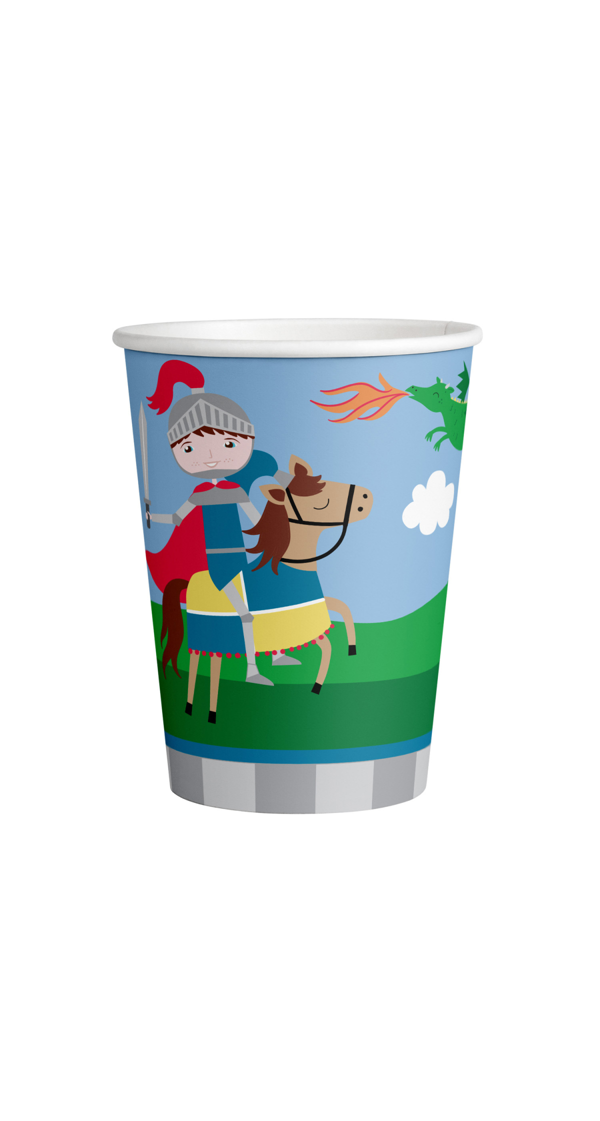 Knight Paper Cups 250ml – 8pk