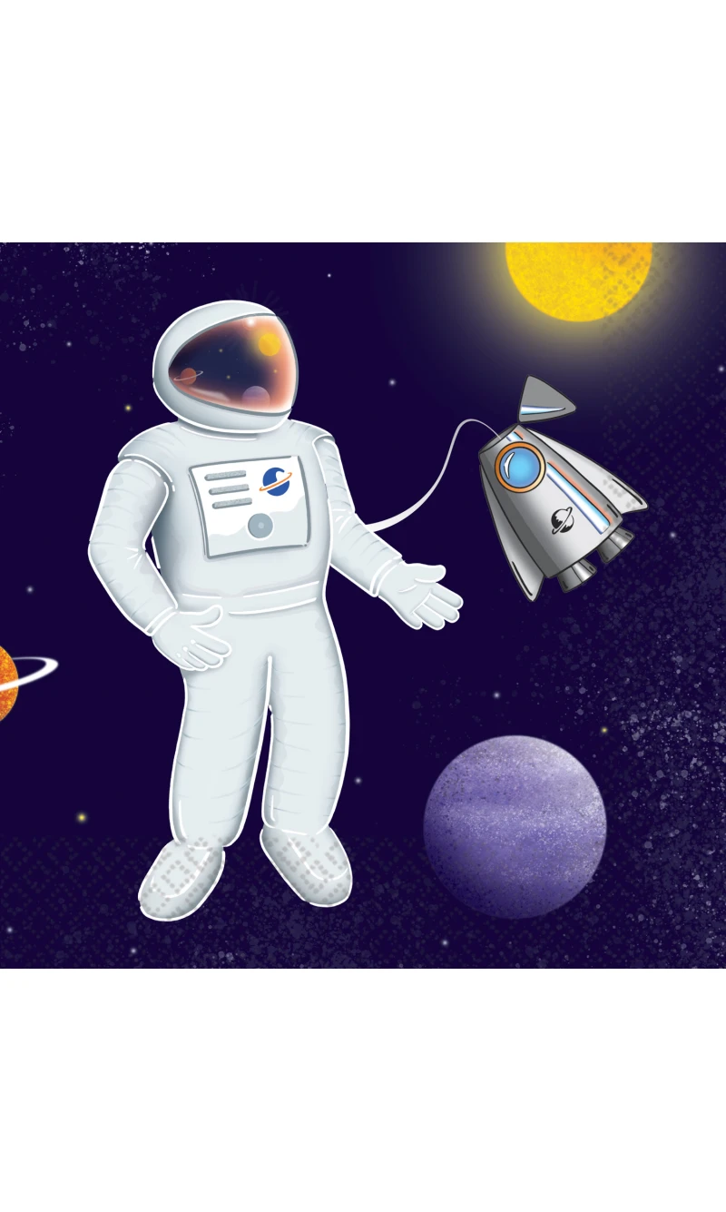 Space Party Napkins 33 x 33cm - 16pk