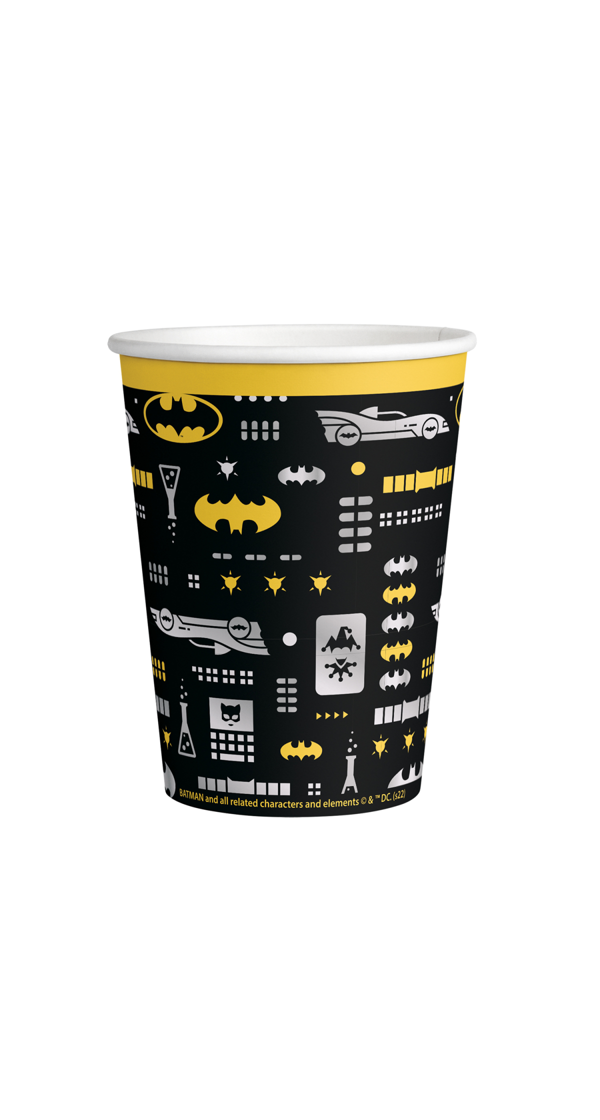 Batman Paper Cups 250ml - 8pk