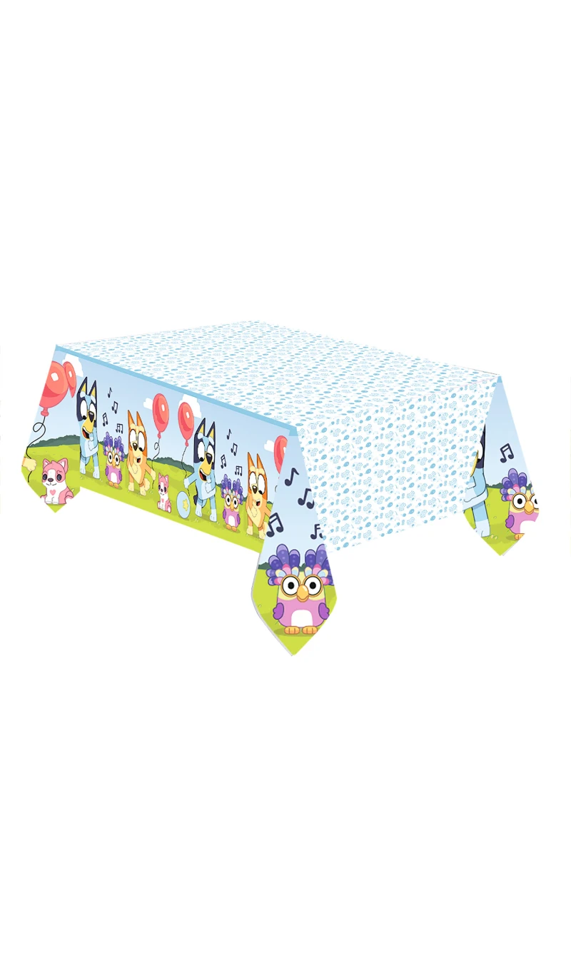 Bluey Paper Table Cover - 120 x 180cm