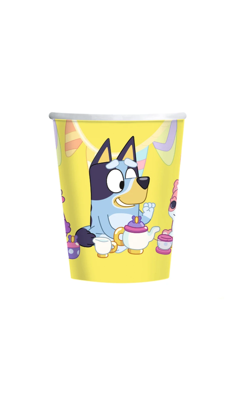 Bluey Party Paper Cups 266ml - 8pk
