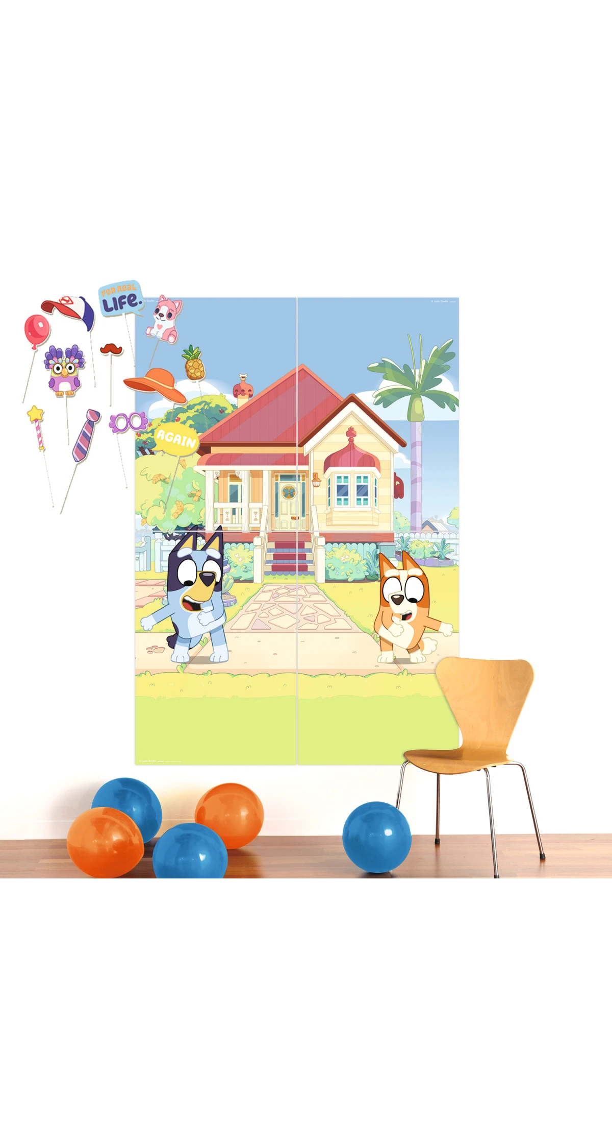 Bluey Party Scene Setter (70,6 x 101,8cm) - 4pk