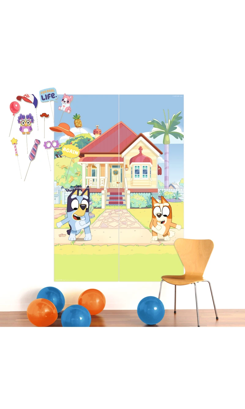 Bluey Party Scene Setter (70,6 x 101,8cm) - 4pk