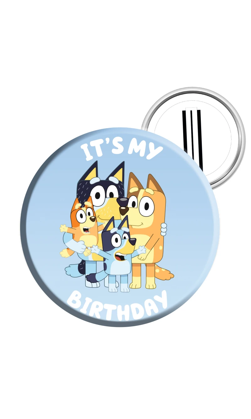 Bluey It's My Birthday Badge
