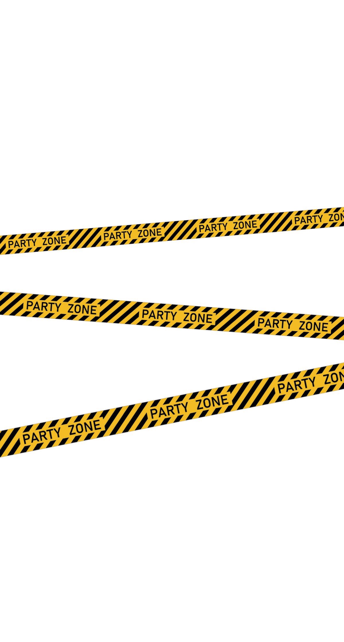 Construction Party Caution Tape - 7cm x 500cm