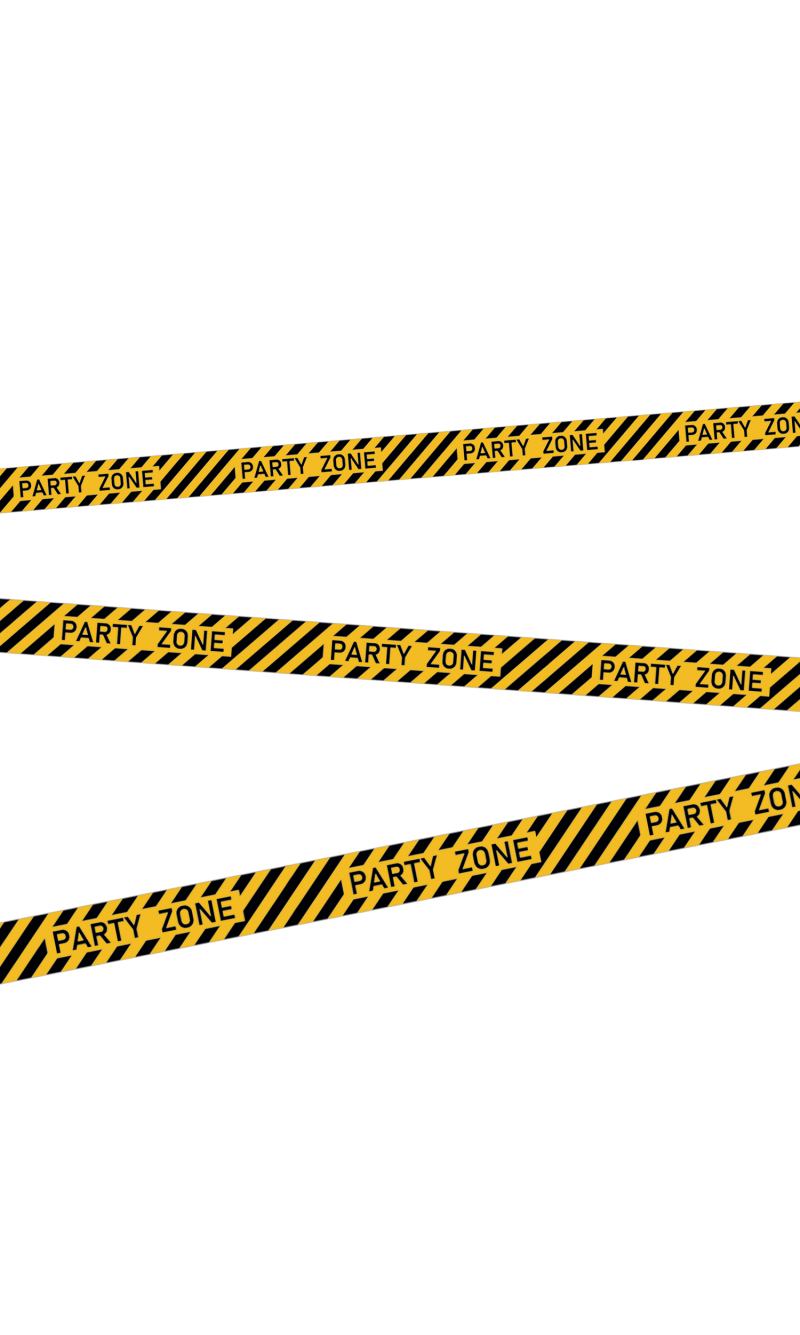 Construction Party Caution Tape - 7cm x 500cm