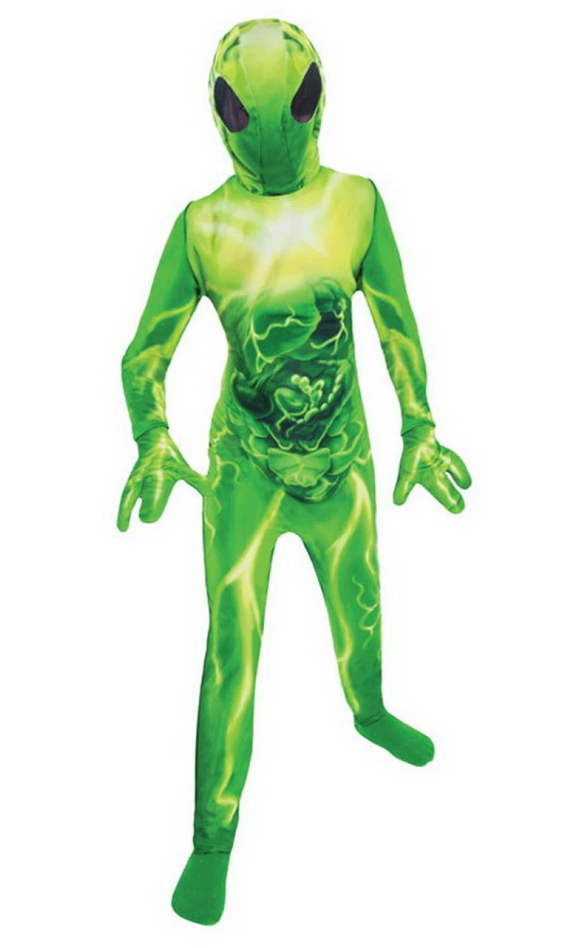 Alien Extraterrestrial Costume - Age 4 to 6 Years