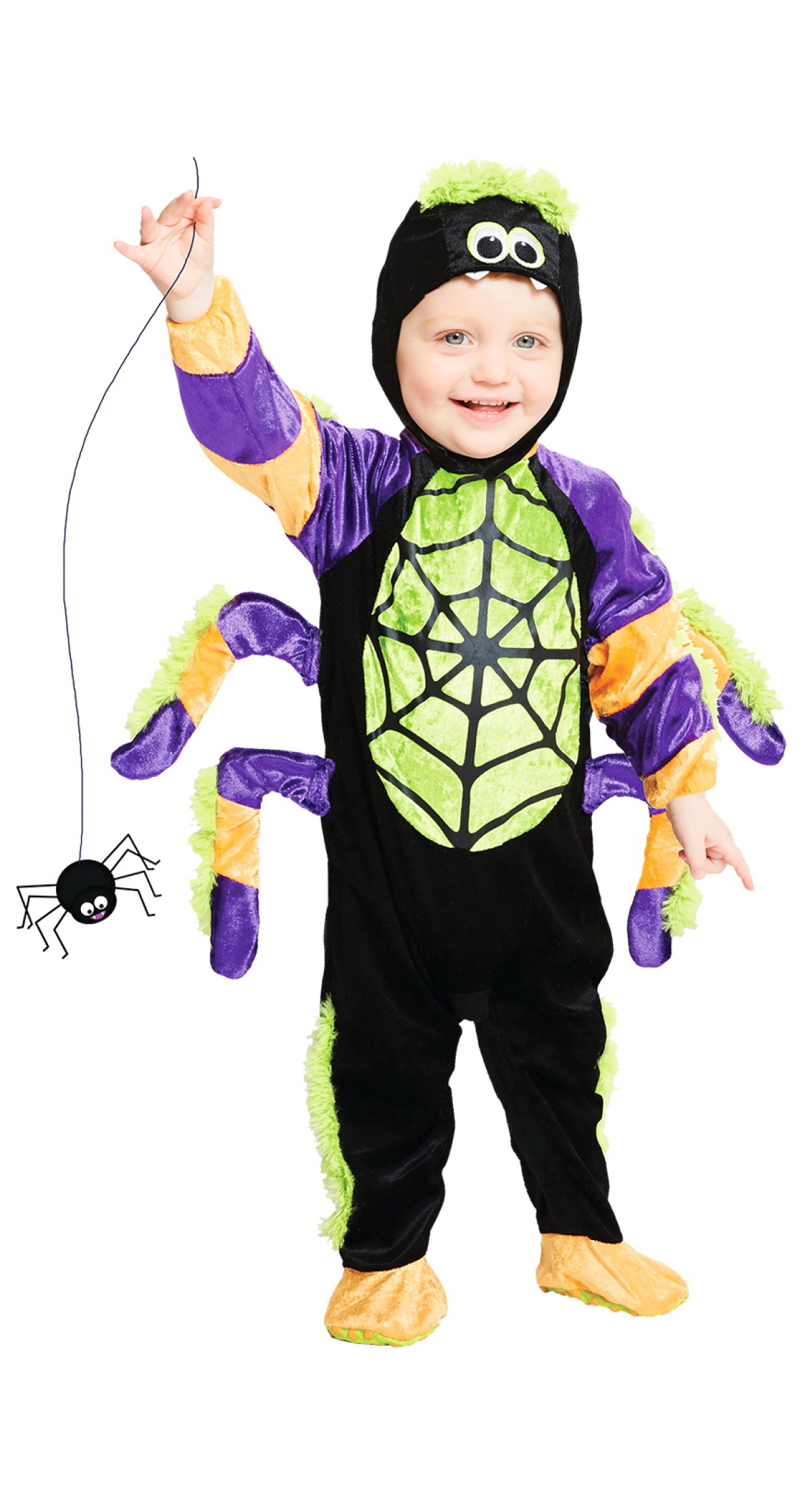 Little Spooky Spider Costume - Age 2 to 3 Years