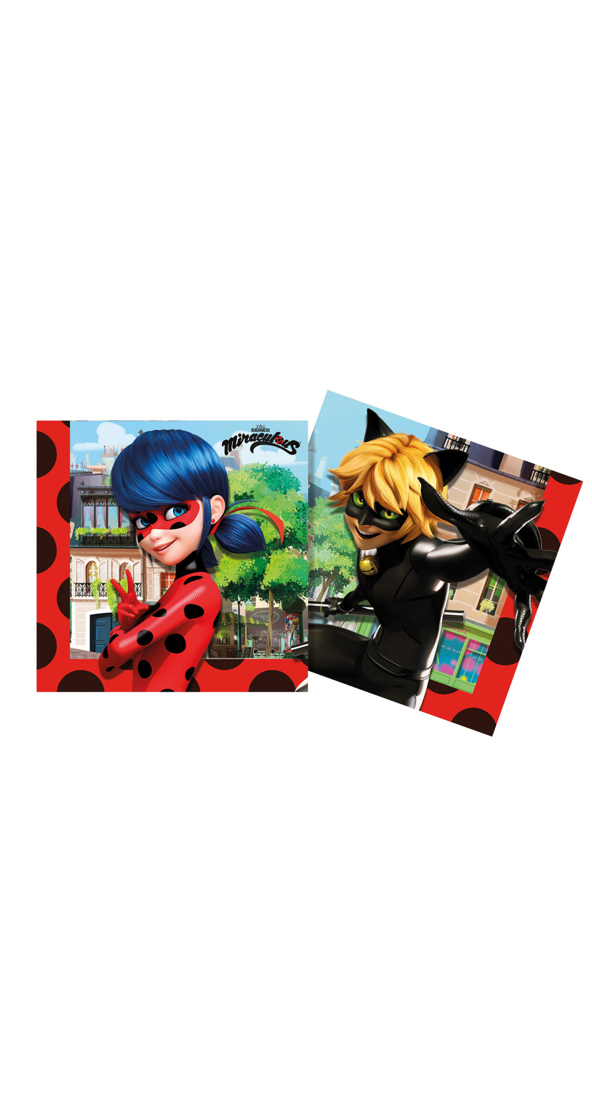 Miraculous Ladybug Two-Ply Paper Napkins 33x33cm - 20pk