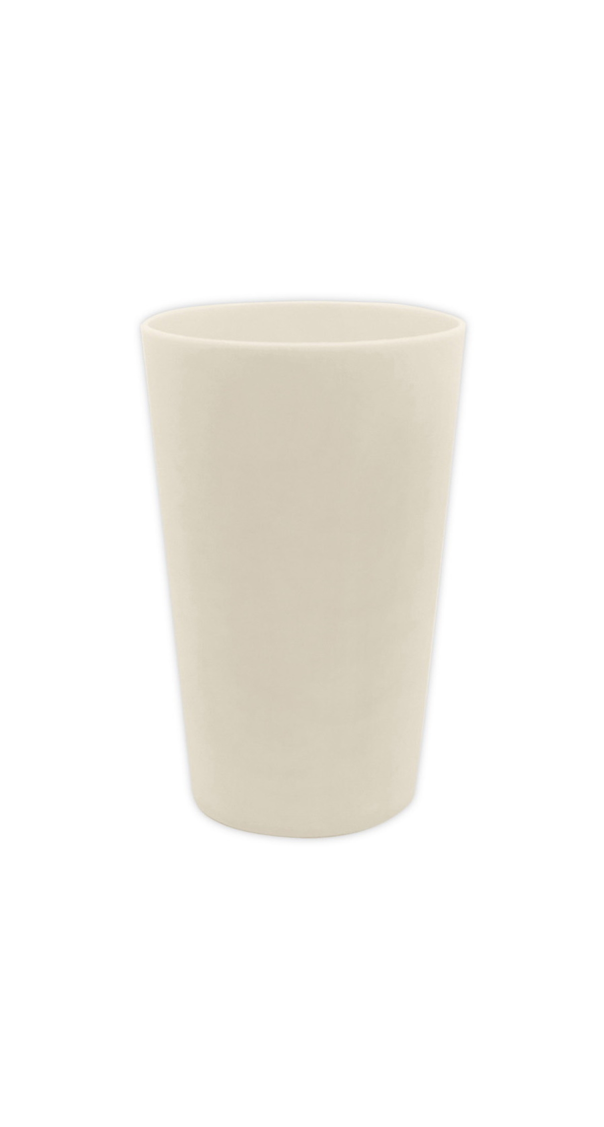 Solid Colour Beige Reusable Cups 280ml - 2pk
