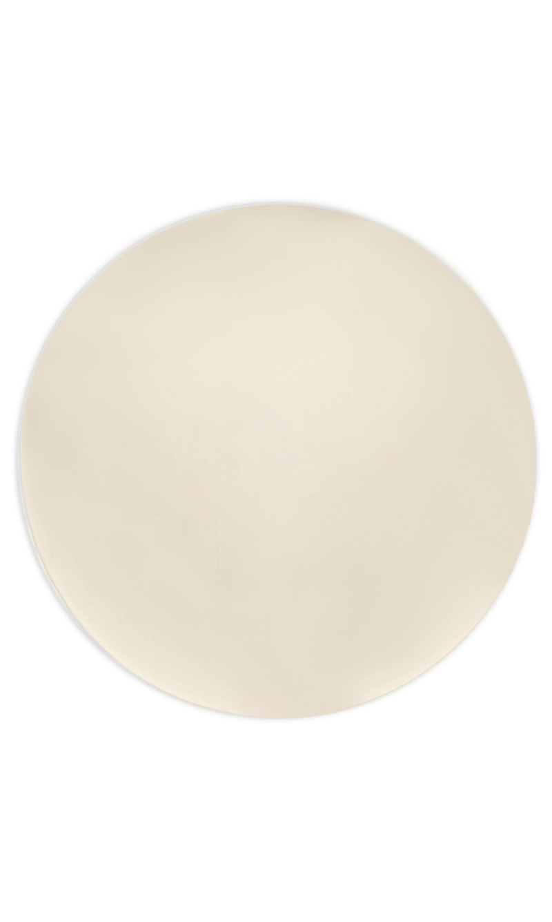 Solid Colour Beige Reusable Plates 25cm - 2pk