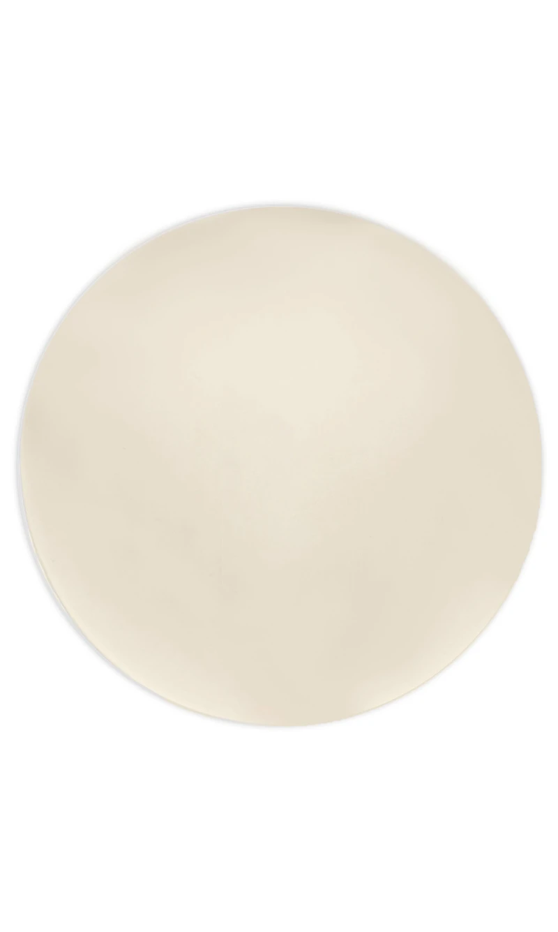 Solid Colour Beige Reusable Plates 25cm - 2pk