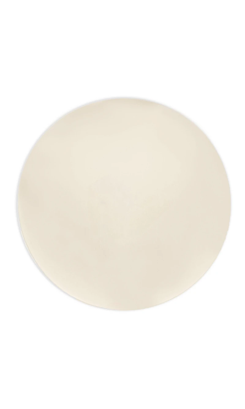 Solid Colour Beige Reusable Plates 20cm - 2pk
