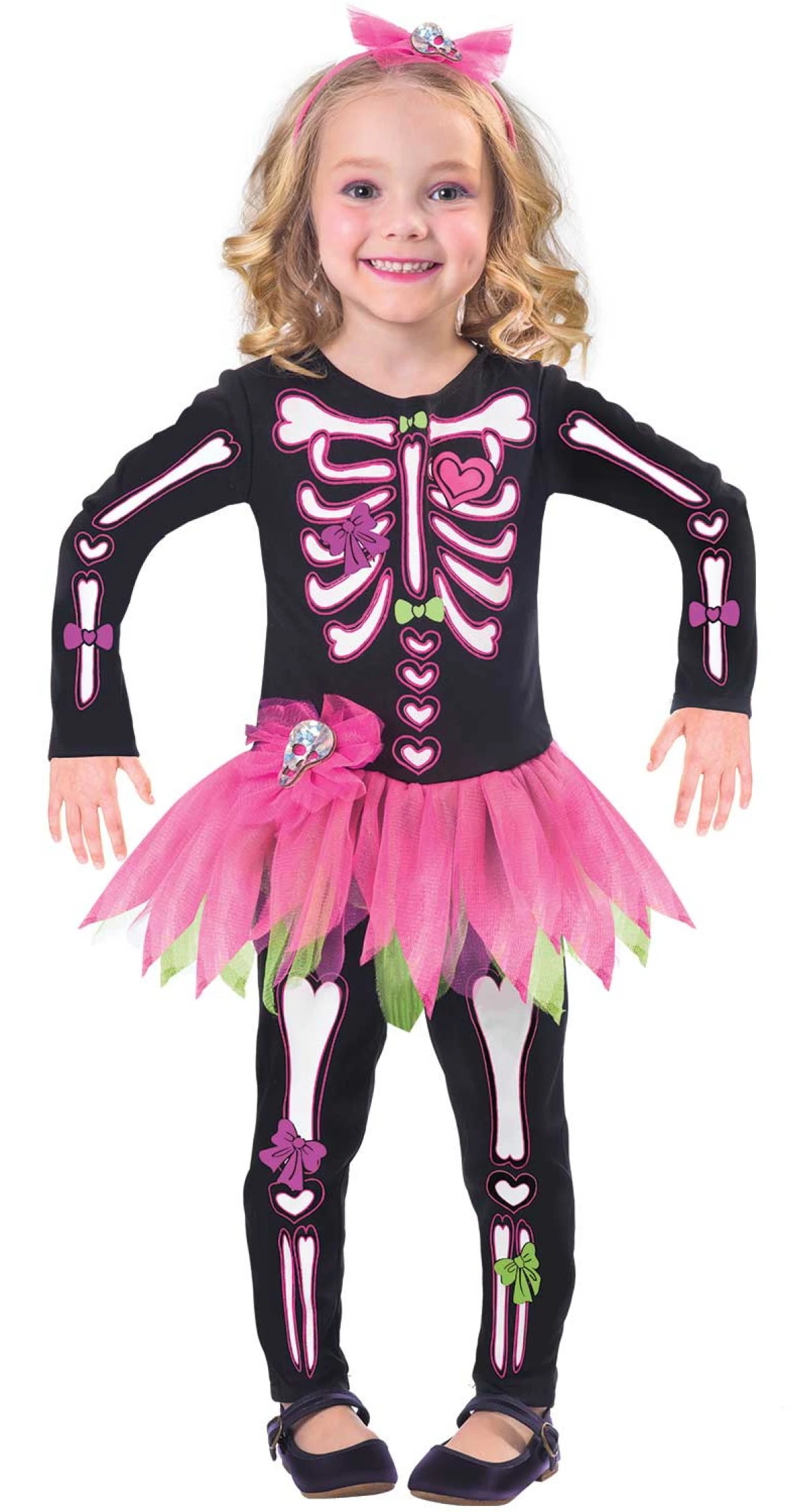 Fancy Bones Skeleton Costume - Age 6 to 8 Years