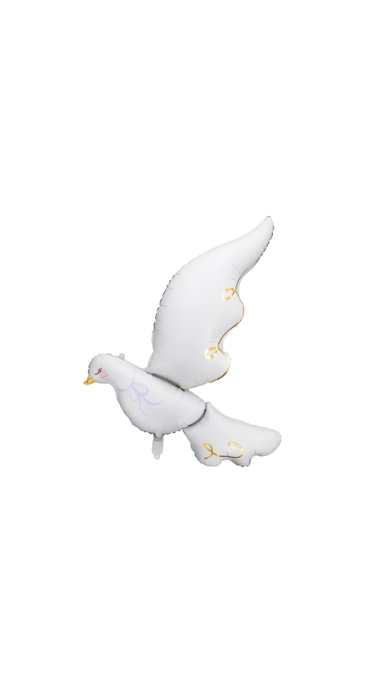 Foil Balloon Dove, 80x100cm, Mix