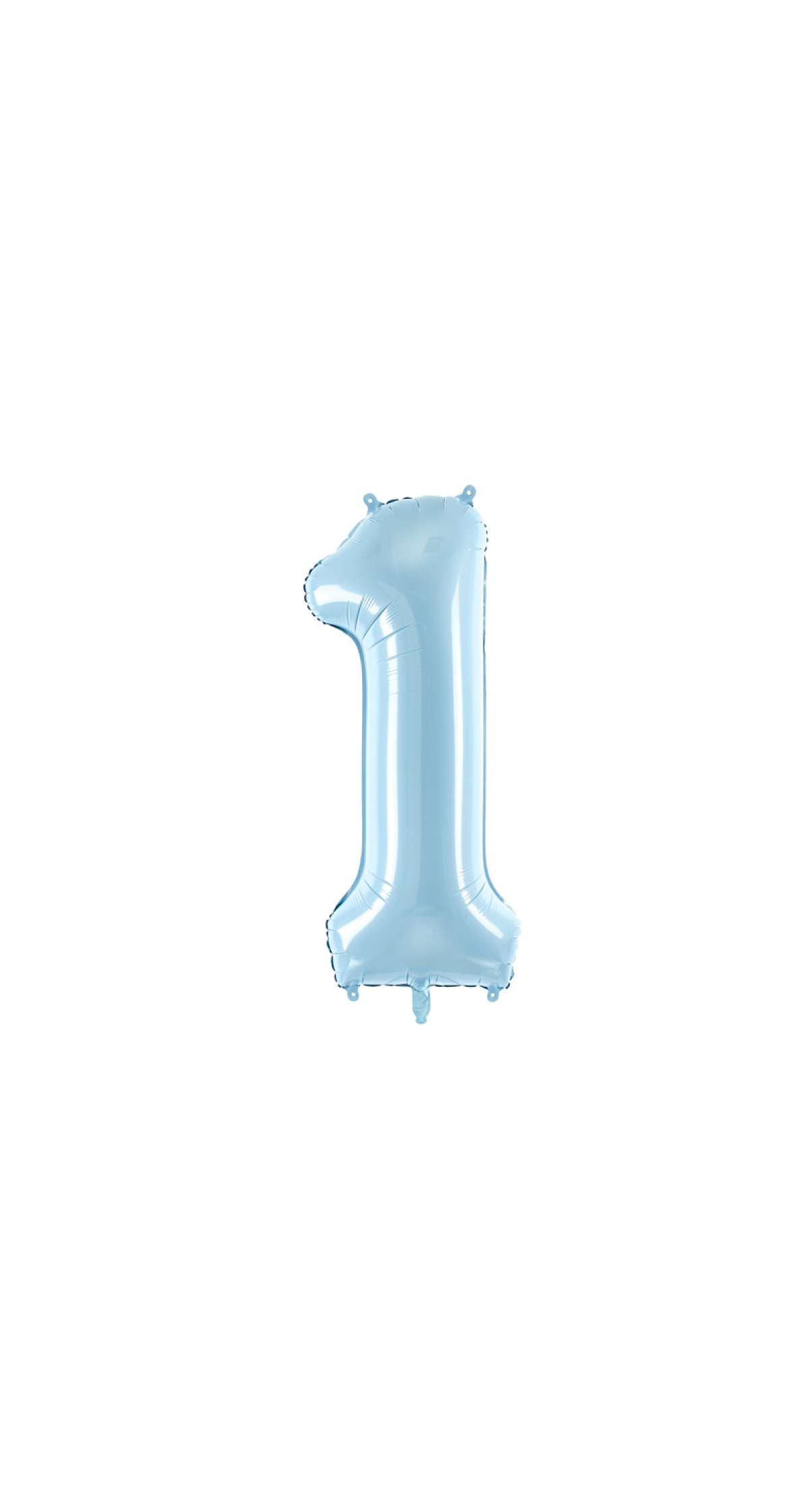 34 Inch Foil Balloon Number 1 – Light Blue